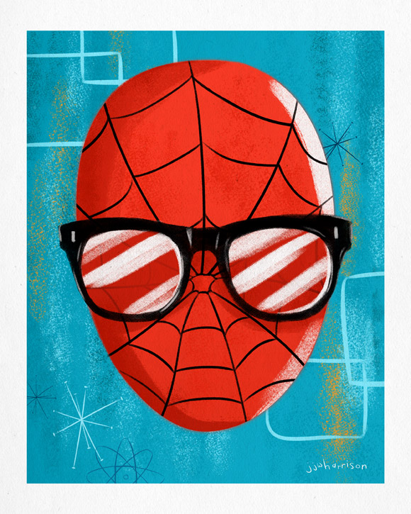 Spider with Four Eyes for Marvel by JJ Harrison