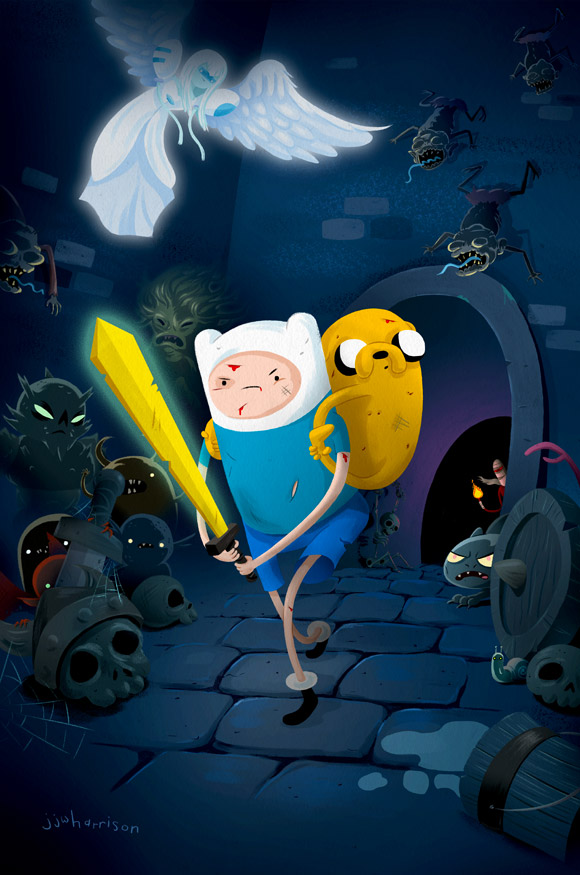 Adventure Time Comics 16B Dungeon Crawlers by JJ Harrison