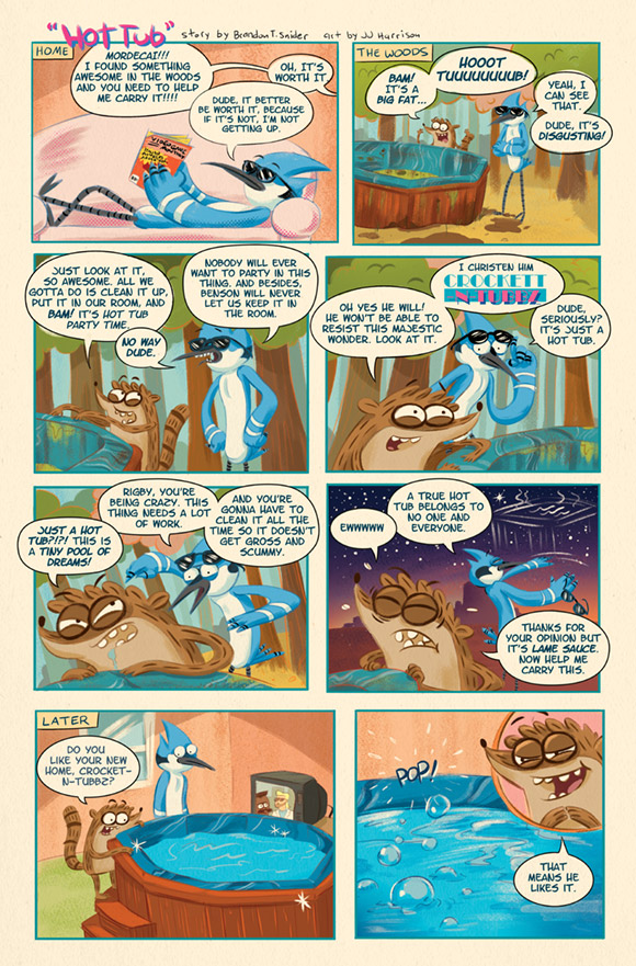 Regular Show Hot Tub Page 1