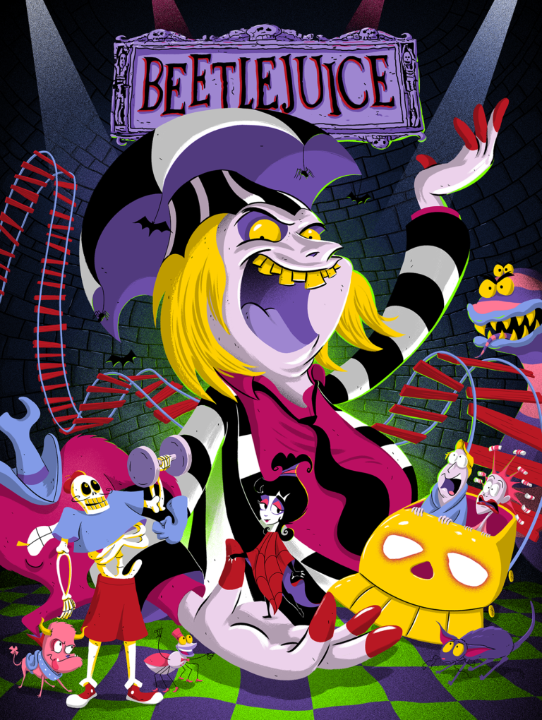 JJ Harrison, Illustrator beetlejuice the animated series - JJ Harrison