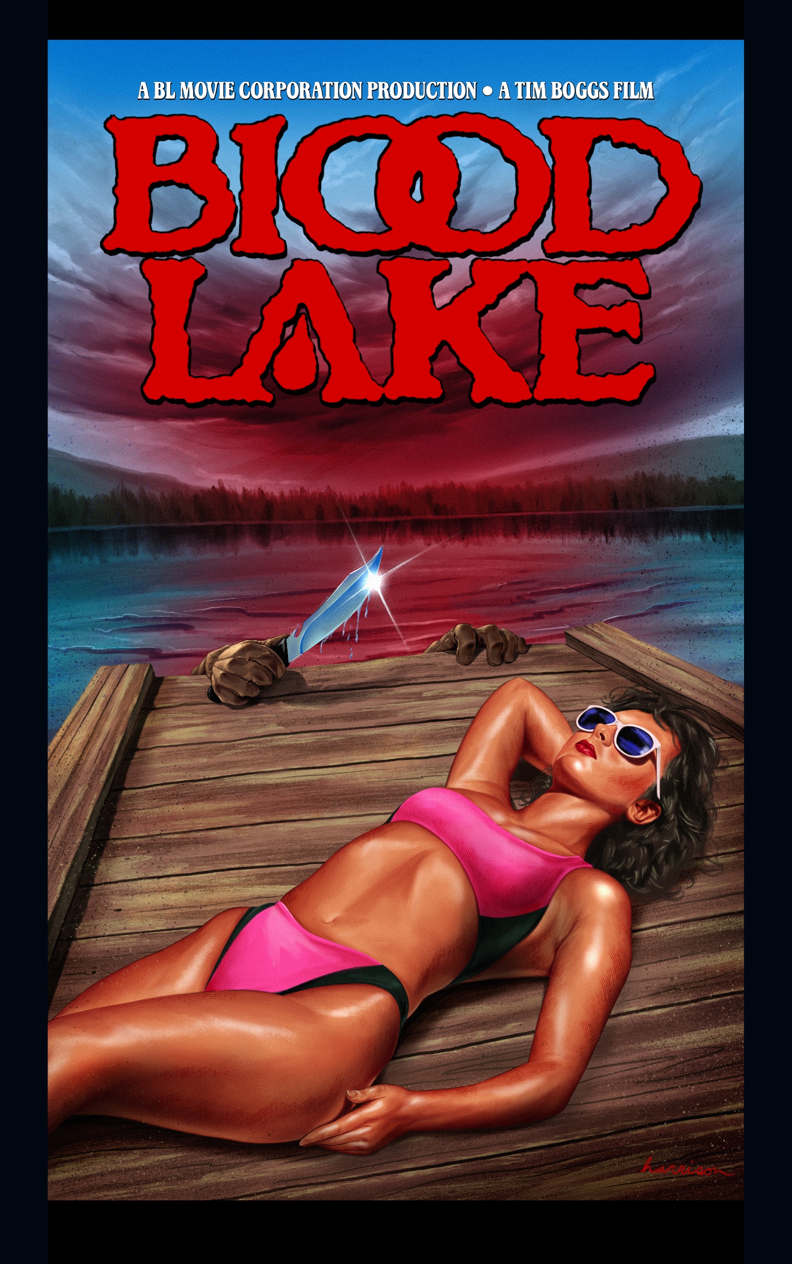 Blood Lake VHS Cover by JJ Harrison